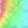 Mappa topografica Carbognano, altitudine, rilievo