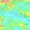 Mappa topografica Piobesi d'Alba, altitudine, rilievo