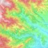 Mappa topografica Bivongi, altitudine, rilievo