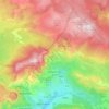 Mappa topografica Le Revest-les-Eaux, altitudine, rilievo