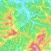 Mappa topografica Garbagna, altitudine, rilievo