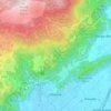 Mappa topografica Paitone, altitudine, rilievo