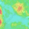 Mappa topografica Kenogami Lake, altitudine, rilievo