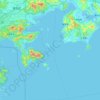 Mappa topografica 惠州大亚湾经济技术开发区, altitudine, rilievo