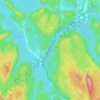 Mappa topografica Montreal River, altitudine, rilievo