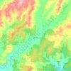 Mappa topografica Uarbry, altitudine, rilievo