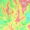 Mappa topografica 适中镇, altitudine, rilievo