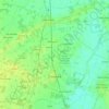 Mappa topografica Crevalcore, altitudine, rilievo