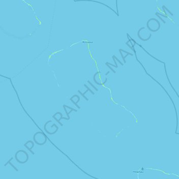Mappa topografica Fakarava, altitudine, rilievo