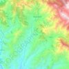 Mappa topografica Thanamandi, altitudine, rilievo