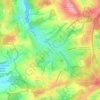 Mappa topografica Wiesbach, altitudine, rilievo