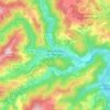 Mappa topografica Saint-Sauveur-de-Montagut, altitudine, rilievo