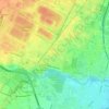 Mappa topografica Mirafiori Sud, altitudine, rilievo