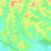 Mappa topografica Ripi, altitudine, rilievo