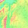 Mappa topografica Idlib Governorate, altitudine, rilievo