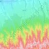 Mappa topografica Cârțișoara, altitudine, rilievo