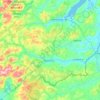 Mappa topografica Lifford-Stranorlar Municipal District, altitudine, rilievo