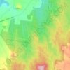 Mappa topografica Wheatsheaf, altitudine, rilievo