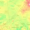 Mappa topografica Mali, altitudine, rilievo