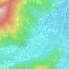 Mappa topografica Piasco, altitudine, rilievo