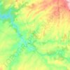 Mappa topografica Ledesma, altitudine, rilievo