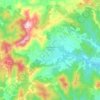 Mappa topografica Le Plan-de-la-Tour, altitudine, rilievo