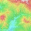 Mappa topografica Cavnic, altitudine, rilievo