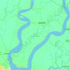 Mappa topografica Barguna Sadar Subdistrict, altitudine, rilievo