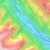 Mappa topografica Giornico, altitudine, rilievo