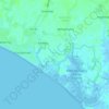 Mappa topografica Earnley, altitudine, rilievo