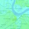 Mappa topografica Parque Náutico Odilio Garcia, altitudine, rilievo