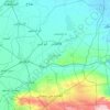 Mappa topografica Governatorato di Sharqiyya, altitudine, rilievo