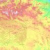 Mappa topografica Soria, altitudine, rilievo