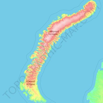 Mappa topografica 新地岛, altitudine, rilievo