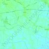 Mappa topografica Tribano, altitudine, rilievo