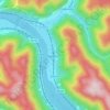 Mappa topografica Smithers, altitudine, rilievo