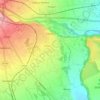 Mappa topografica Candelo, altitudine, rilievo