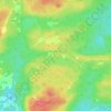 Mappa topografica Broughton, altitudine, rilievo