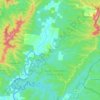 Mappa topografica Brooman, altitudine, rilievo