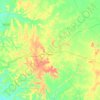Mappa topografica Altos, altitudine, rilievo