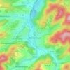 Mappa topografica Breidenbach, altitudine, rilievo