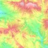 Mappa topografica Benabarre, altitudine, rilievo