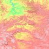 Mappa topografica 图瓦共和国, altitudine, rilievo