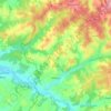 Mappa topografica Varaignes, altitudine, rilievo