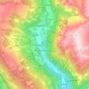 Mappa topografica Acquarossa, altitudine, rilievo