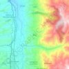 Mappa topografica Rose, altitudine, rilievo