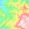 Mappa topografica Sapillica, altitudine, rilievo