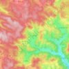 Mappa topografica Anost, altitudine, rilievo