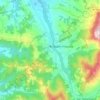 Mappa topografica Brignano-Frascata, altitudine, rilievo