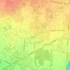 Mappa topografica Pozzo d'Adda, altitudine, rilievo